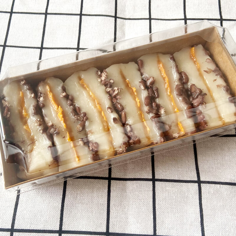 隽颜堂绿豆凉糕红豆切糕南通特产软糯香甜拉丝年糕手工早餐零食礼盒