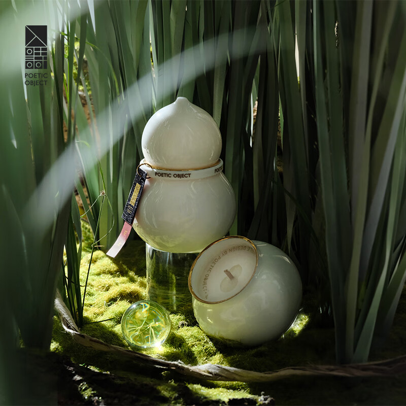 蜡烛陶瓷器摆件葫芦桌面卧室装饰精致生日礼物 min款-50g-林深不知处