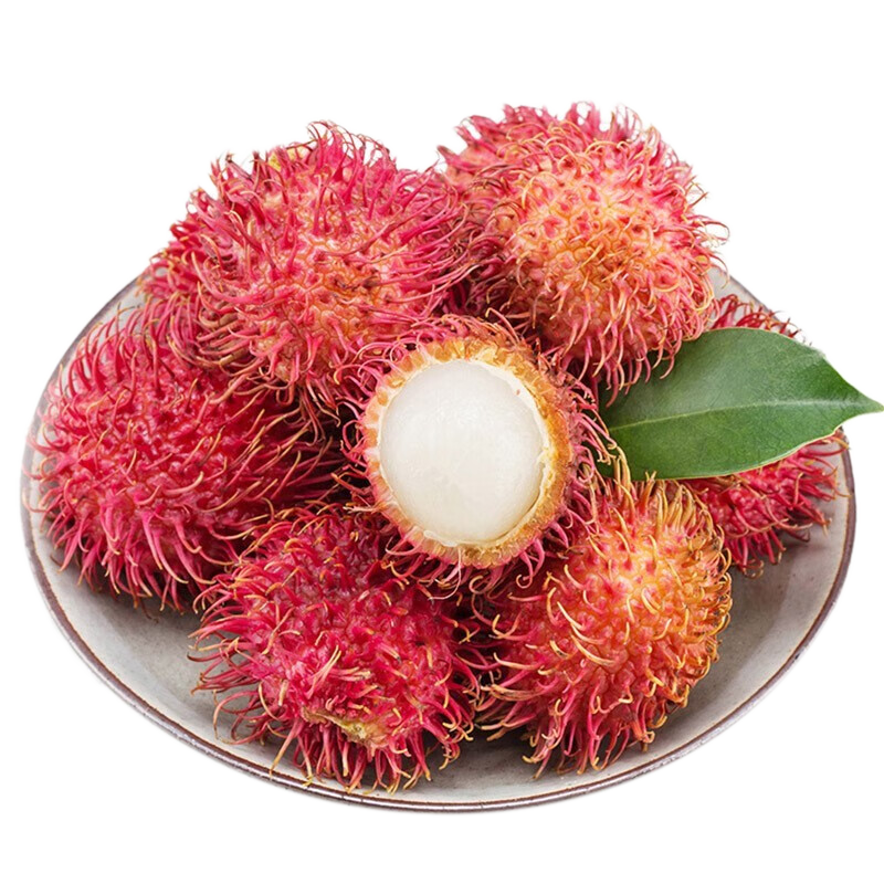 【順豐】海南紅毛丹毛荔枝 新鮮水果應(yīng)季熱帶水果大果 老樹大果（保溫箱+保溫袋打包） 3斤