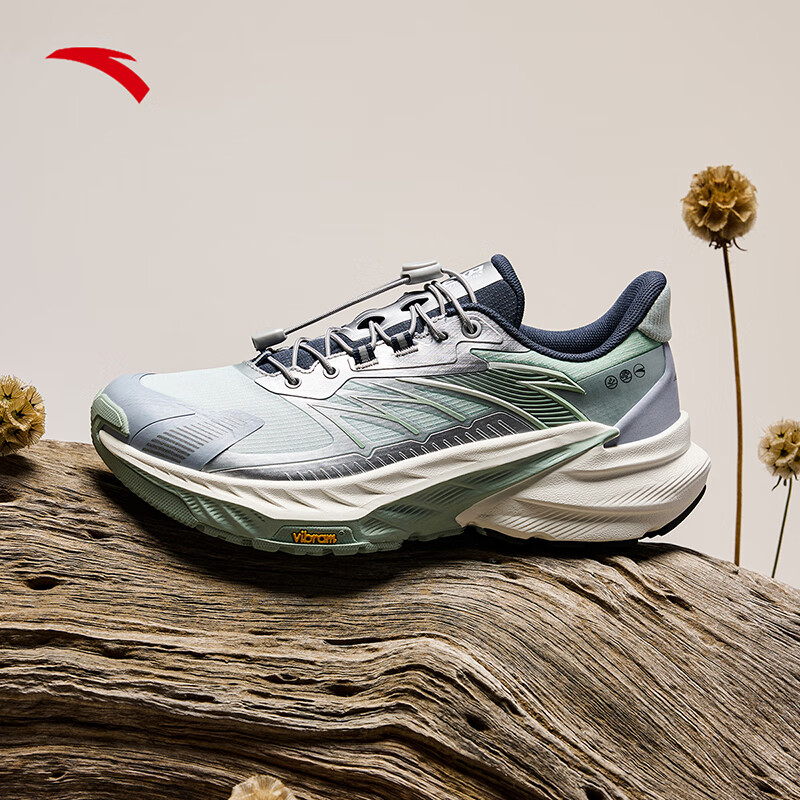 安踏户外探野2代跑步鞋VIBRAM大底越野跑鞋女鞋耐磨抓地徒步鞋运动鞋