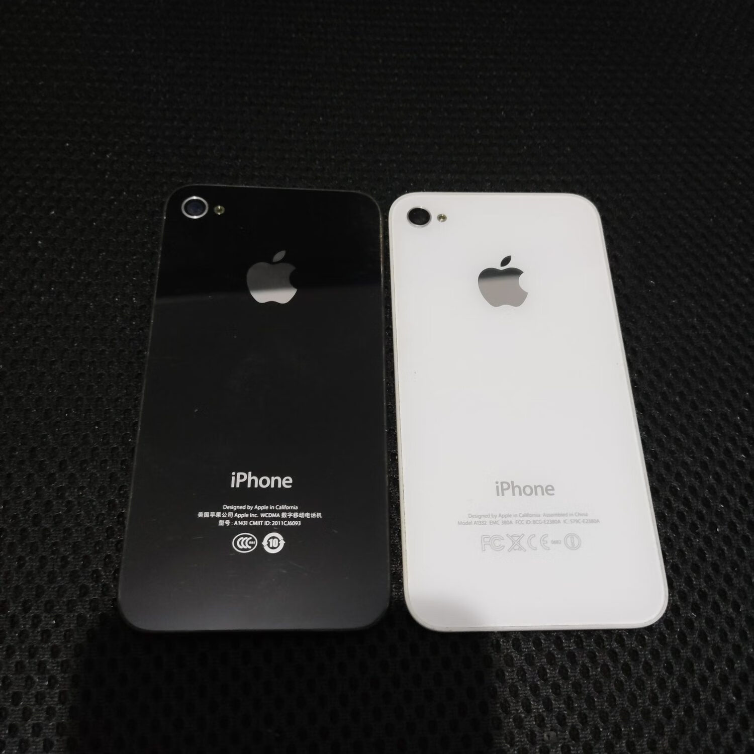 红苹果 RED APPLE苹果4手机4s后盖8成新以上非全新iphone4s 55s后壳66splus外壳 苹果4白色后盖8成新
