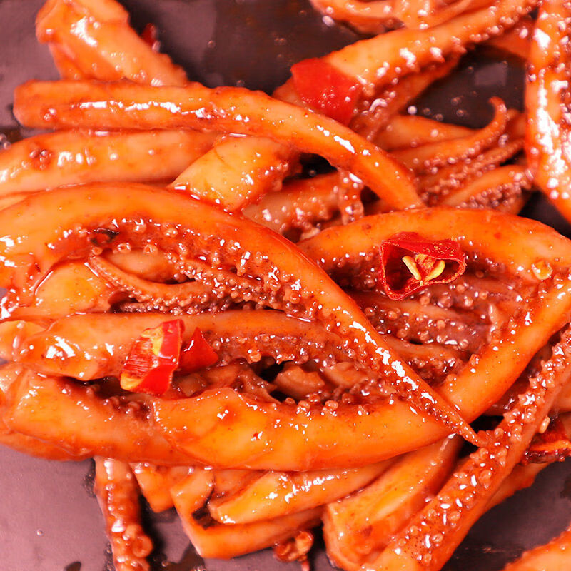 饞小賴香菇魷魚絲鐵板魷魚須麻辣小吃熟食即食香辣零食組合一整箱 混合裝100包