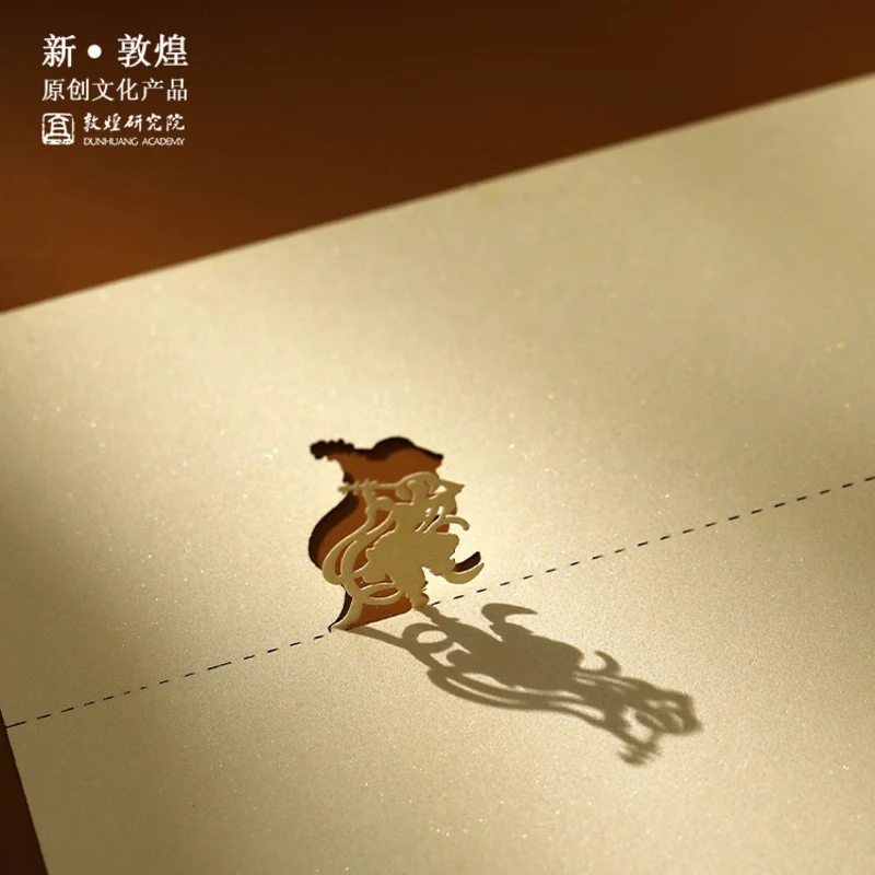敦煌研究院 九层楼3D立体纸雕便签本摆件 博物馆文创生日节日礼物送女友女生