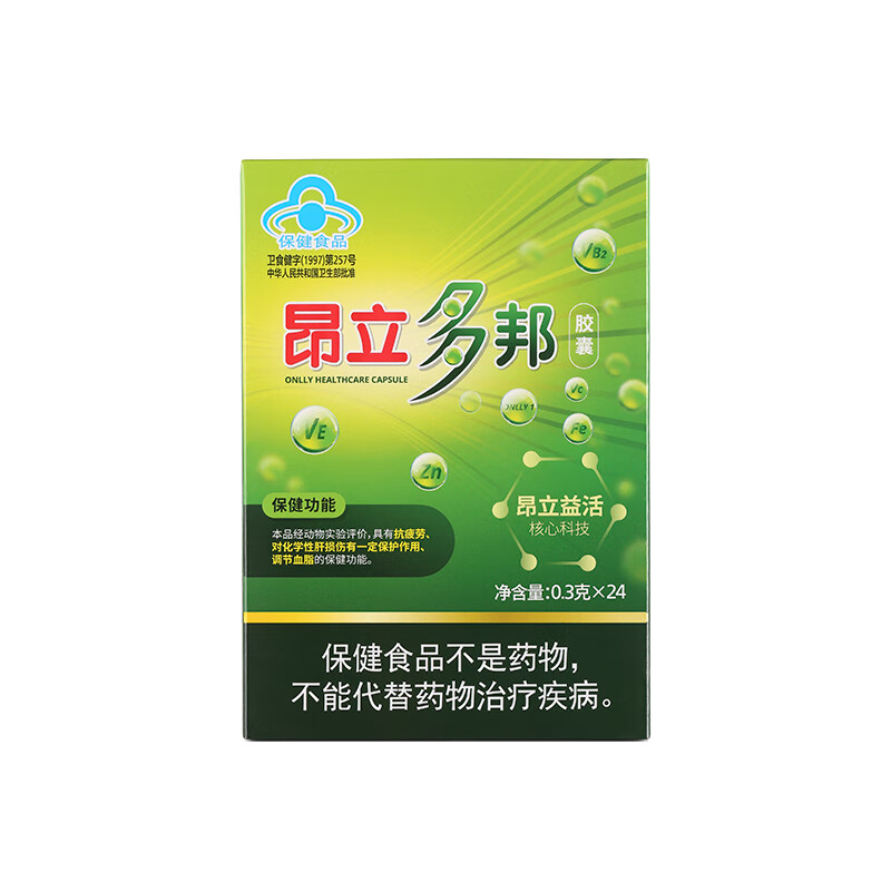 昂立多邦胶囊保健品昂立多邦胶囊护肝调节血脂单包24粒体验装 1盒装
