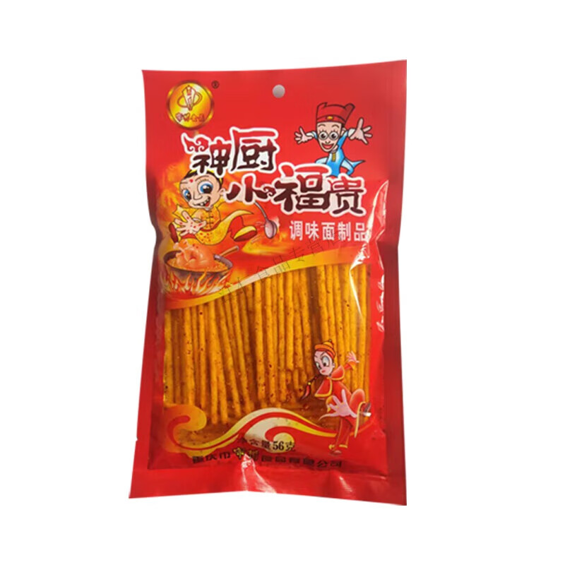 56g辣条周扒皮猪辣条809怀旧零食宿舍休闲小吃解馋 56g 神厨小福贵 3