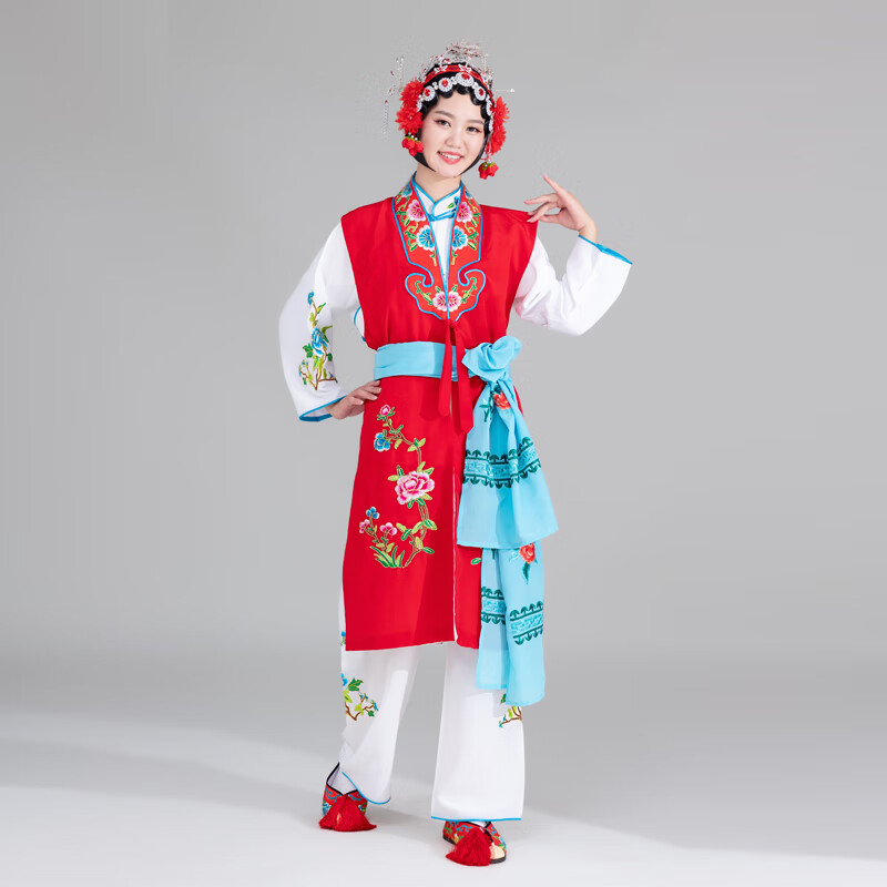 蓝卡丽姿(lancarisay)京剧花旦戏服戏曲古装戏衣服女服装戏剧丫鬟小旦