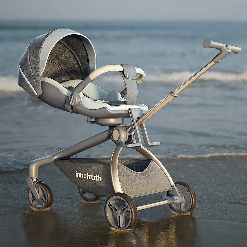 InnoTruth遛娃神器婴儿推车可坐可躺一键收车0-3岁用折叠高景观溜娃神车使用感如何?