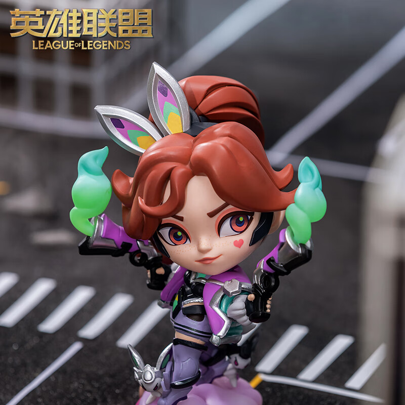 英雄联盟幻灵战斗队长厄运小姐手办女枪手办 模型 厄运小姐