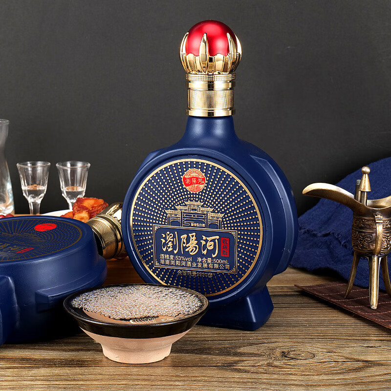 酒煜网刘阳河酒收藏版1935酱香型 53度 双支 酒具 53度 500ml 2瓶