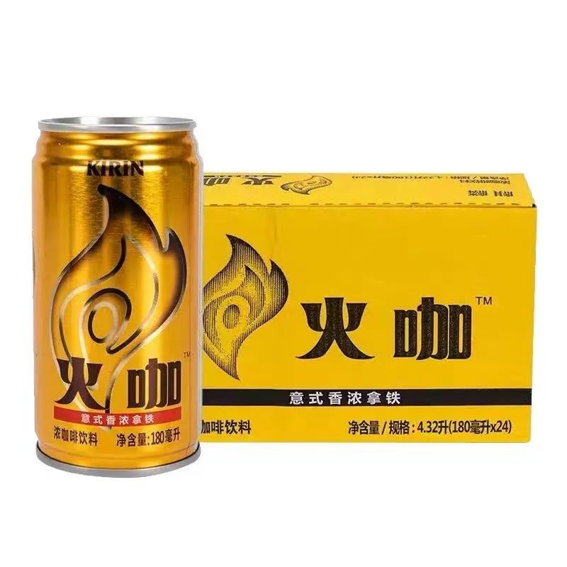 怡寶火咖意式香濃咖啡180/罐頭咖啡瓶裝 24罐