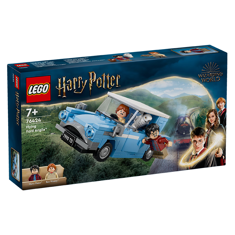 乐高（LEGO）积木拼装哈利波特76424 福特安格利亚飞车7岁+儿童玩具生日礼物