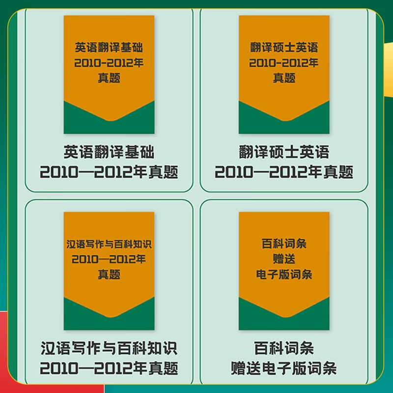 备考2025翻译硕士2024英语黄皮书百科知识词条+词典+英语翻译+汉语写作真题 翻硕详情图