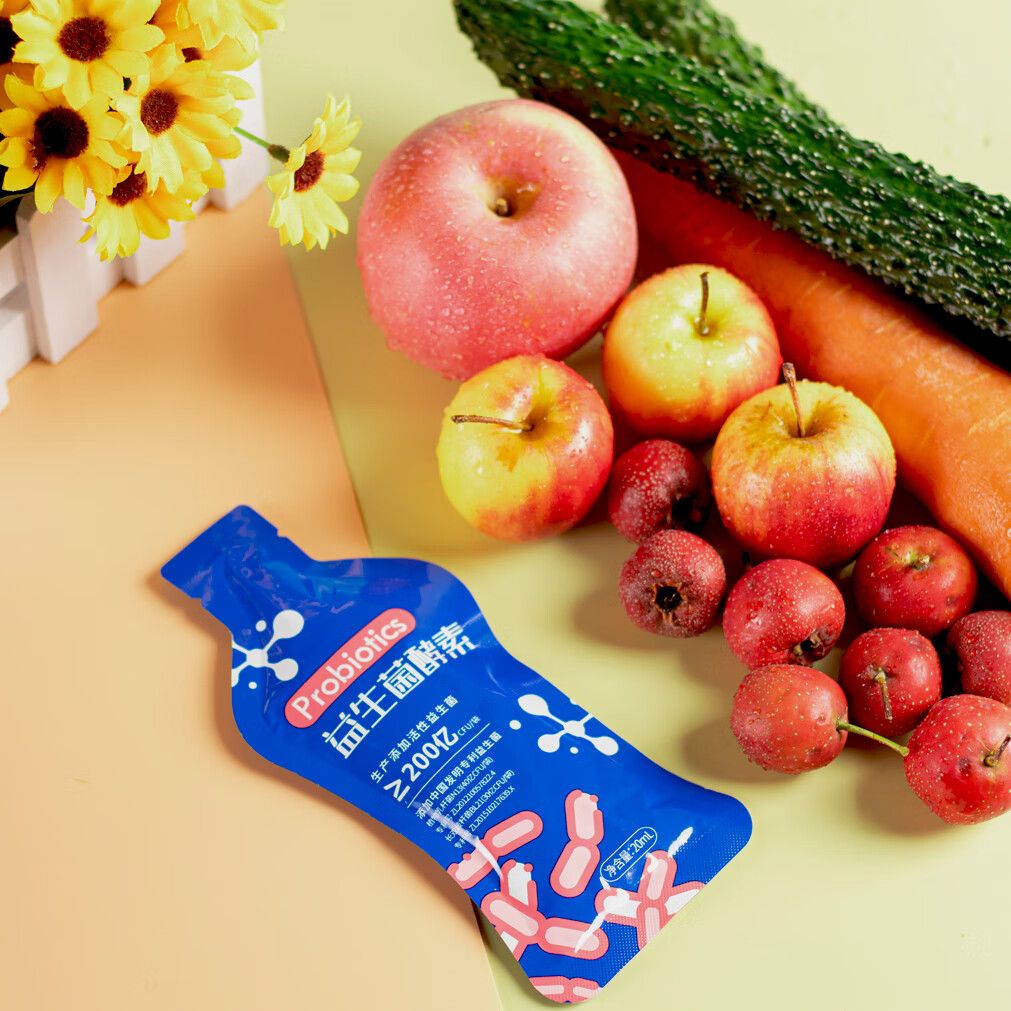 古井健康欣肝保倍益生菌酵素植物发酵酵素液体饮料益生元嗨吃不怕 益生菌酵素 20ml*7袋 /盒