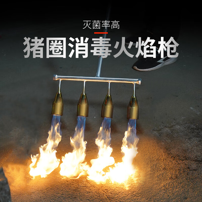 养殖场消毒喷枪多头火焰枪猪圈喷火枪猪舍液化气喷枪烧猪毛喷火器