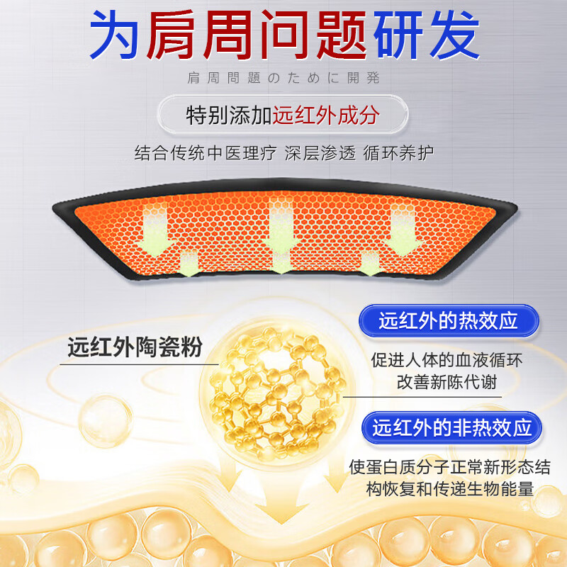 坂崎制药肩周炎专用贴膏100%肩周贴膏肩膀疼痛胳膊僵硬抬不起来肩周劳损 疗程款- 10贴*3盒 10贴/盒