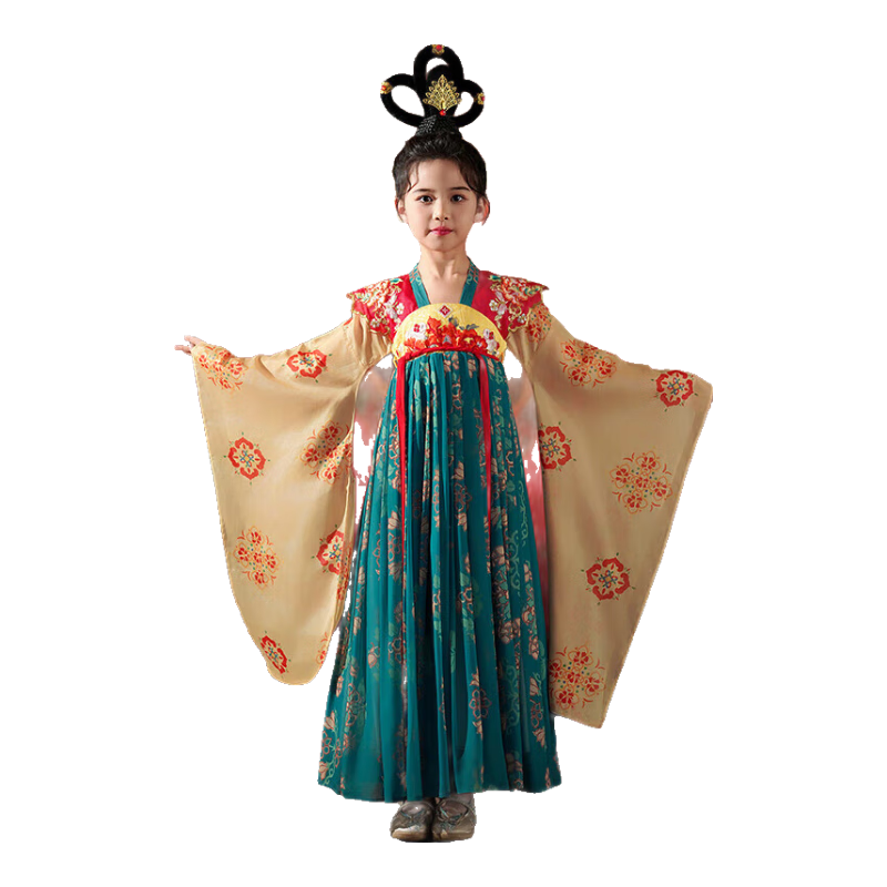 �����Ŷ�Ůͯ�ػͷ��캺�� ��ɫ 160 ��װ��ȹ��������ȹ 108Ԫ