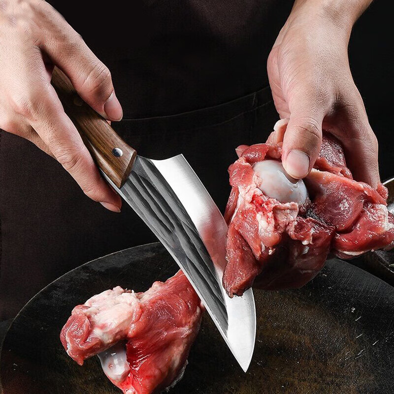 楚家刀剔骨分割刀屠夫屠宰专用刀锋利杀猪放血多功能剥皮宰牛羊刀具