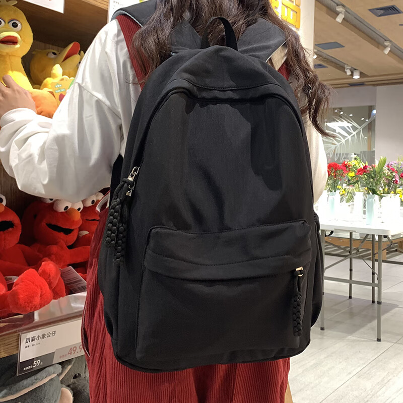 奇咔洛大容量书包女原宿ulzzang百搭森系日系夏季大学生ins风潮牌双肩