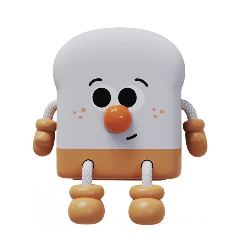 夜灯创意充电手机支架伴睡卡通面包床头氛围灯生日礼物 l49-吐司小子