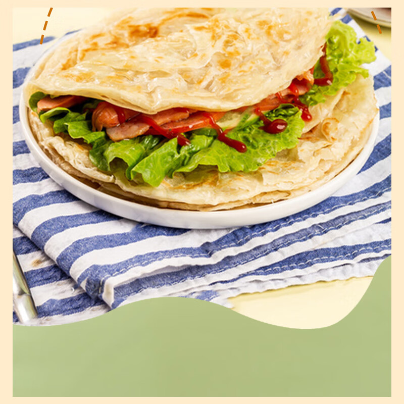 悦味纪 安佳黄油手抓饼 卷饼早餐速食半成品 0反式脂肪酸 【金黄酥脆】黄油手抓饼*10张