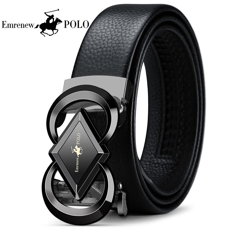 安普里保罗 emrenewpolo高端男士皮裤腰带时尚百搭简约大气年轻男士