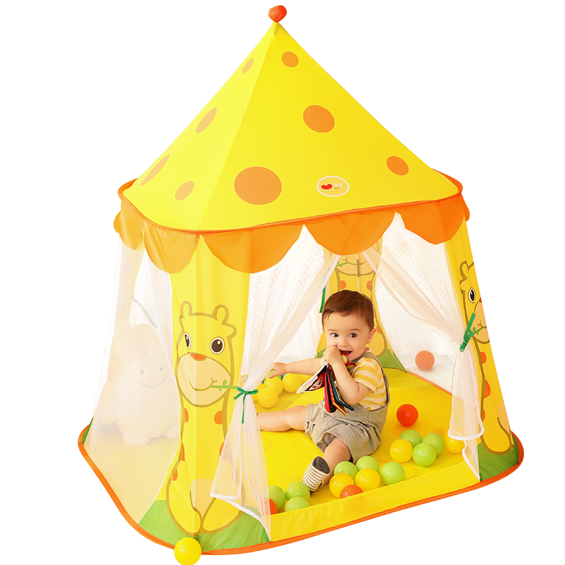 澳乐玩具儿童帐篷游戏屋可折叠婴儿玩具4岁宝宝用会不会小？