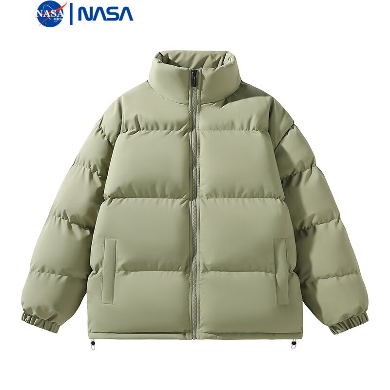 NASAMITOO纯色短款棉服外套男士