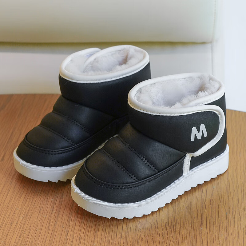 ��СӰ��HELLO YING����ͯѩ��ѥ������Ů����С��ħ������ɫ��Լ���޼Ӻ��ˮ��Ь DMH002/��ɫ ���� 24�� �ڳ�Լ14.5cm