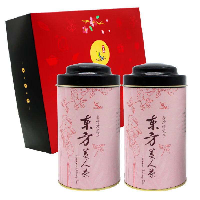 新鳳鳴新凤鸣东方美人茶原装进口蜜香中国台湾送礼2罐入礼盒