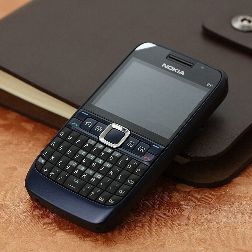 诺基亚E63手机移动联通学生全键盘戒网备用大屏按键经典怀旧考研 黑色  联通移动 套餐一