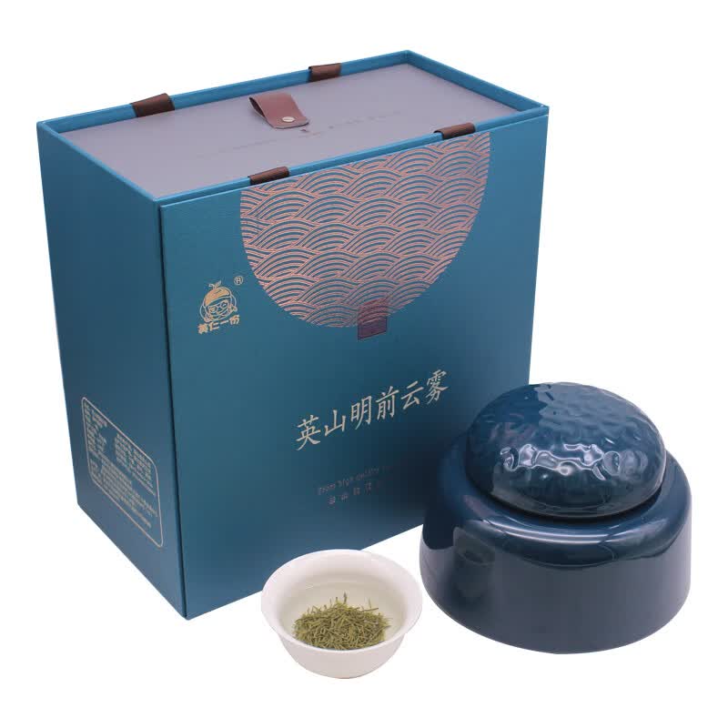 美仁一份2024年新茶湖北特产新茶英山云雾茶英山毛尖茶叶400克礼盒装