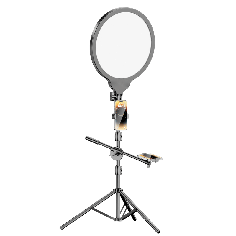 百亿补贴:硕图直播补光灯摄影灯拍摄打光灯LED全屏灯手机直播支架落地便携俯拍摄影棚专业直播间设备全套灯架108元