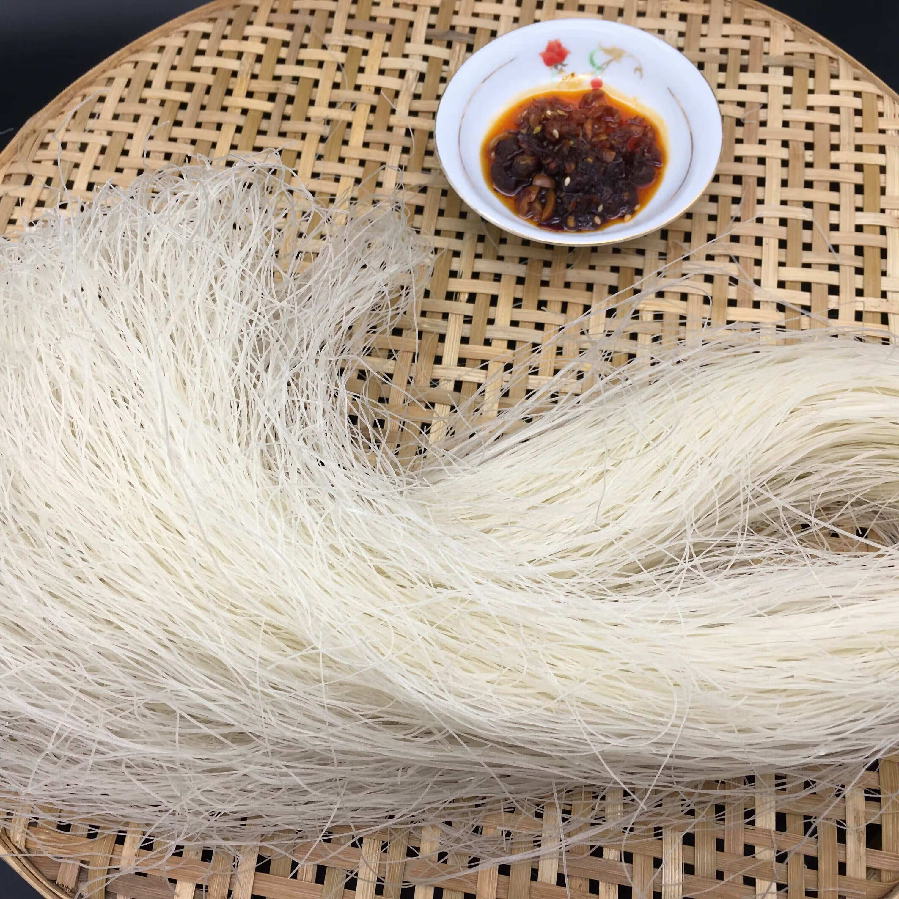 纳嘉新湖北天门米粉 干米线炒米粉 干细米线 纯大米糊汤粉2斤