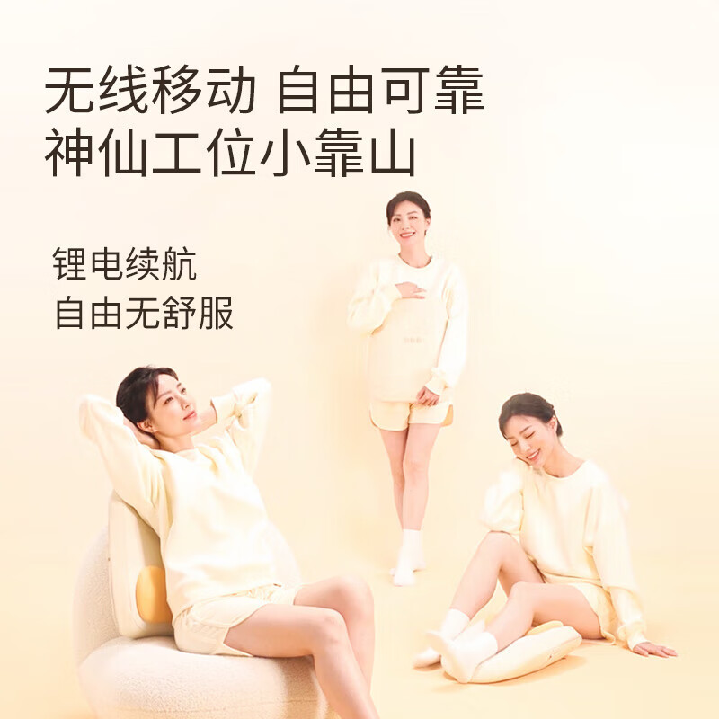 倍轻松(breo)腰部按摩器Back5Lite按摩垫靠垫肩腿背部颈椎按摩仪器揉捏热敷便携送父母 实用生日礼物 【新品】Back5lite