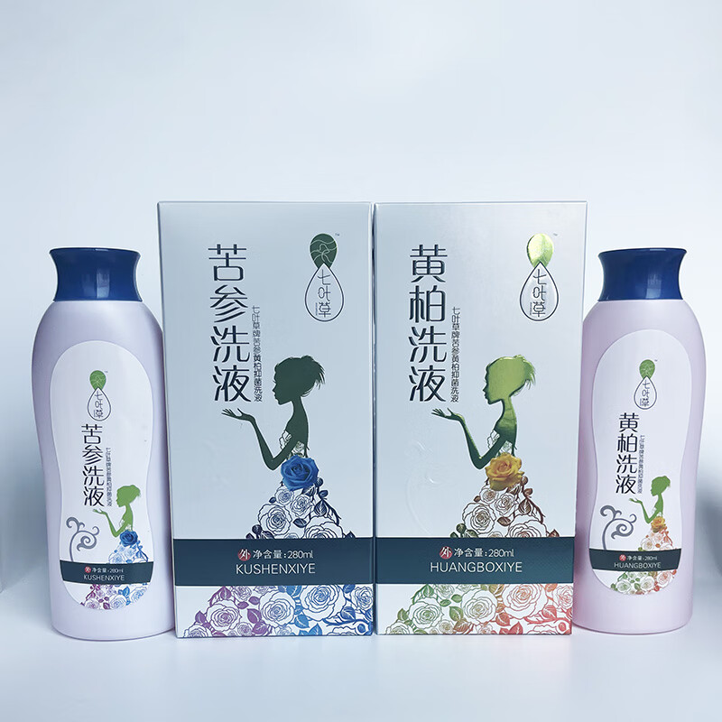 多灵邦【精选直发】七叶草苦参洗液私处护理液 女性清洁舒适 植物草本护 七叶草 苦参抑菌洗液280ml一瓶装