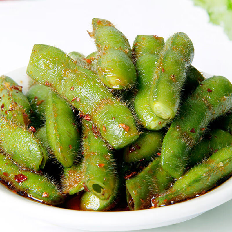 虎钢馋288g香辣毛豆零食小吃网红麻辣小零食批发休闲食品 香辣毛豆288