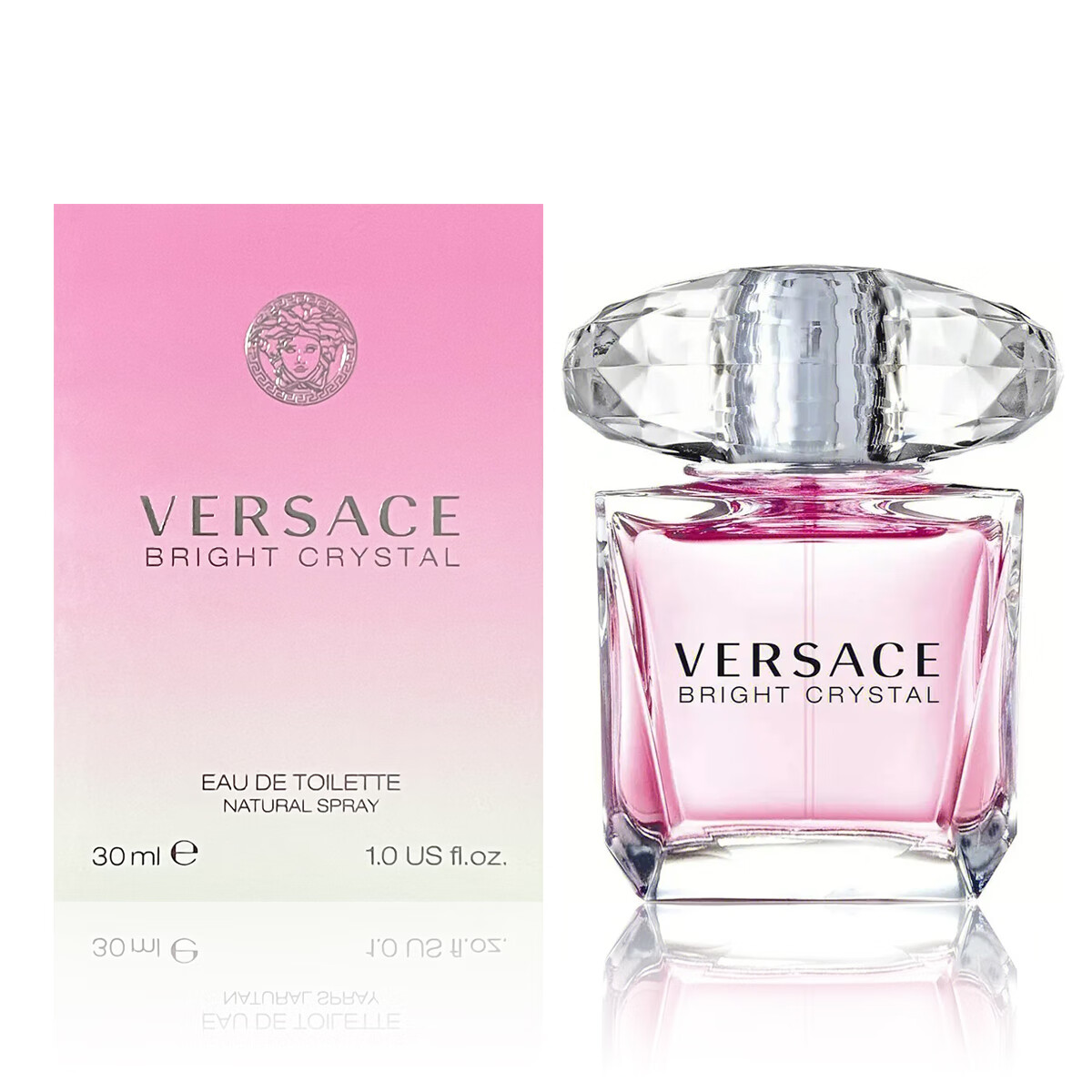 诚迈versace晶钻女士香水香恋水晶臻挚粉钻清新持久情人节礼物  粉