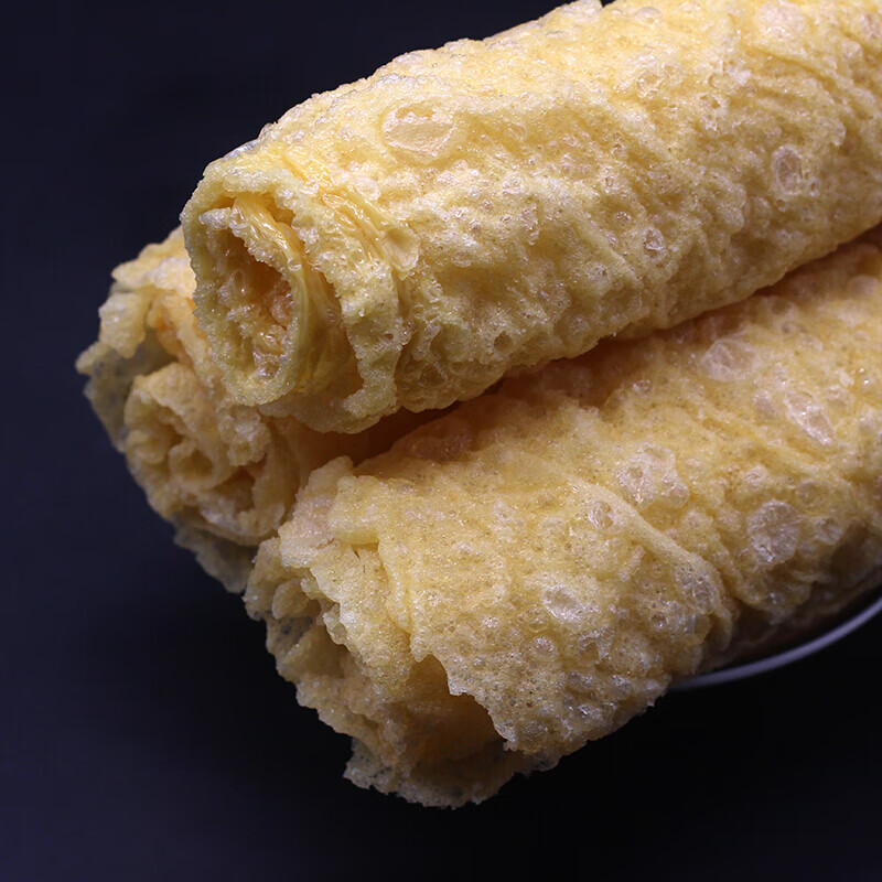 虎钢馋莆田特产 炸豆皮 烫火锅不可少的配料豆皮 腐皮500g