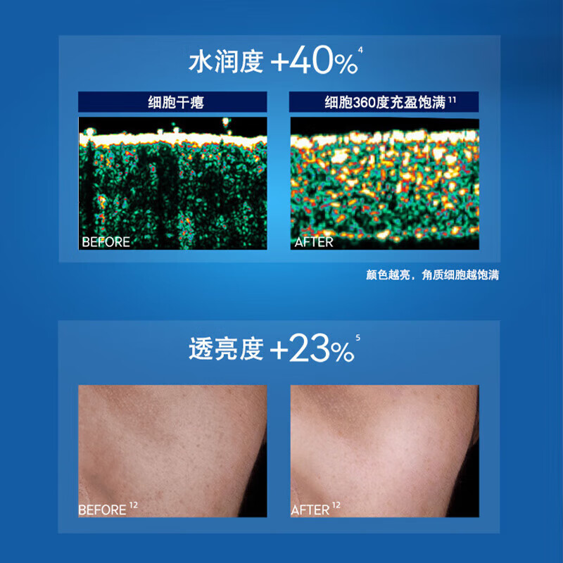 妮维雅（NIVEA）男士精华乳小蓝管秋冬护肤补水保湿乳啫喱面部学生新年礼物送男友 【48H保湿】男士小蓝管精华乳三支