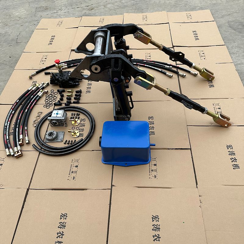 逐月约翰迪尔天拖纽荷兰上海50拖拉机改装液压外置辅助油缸强升强降