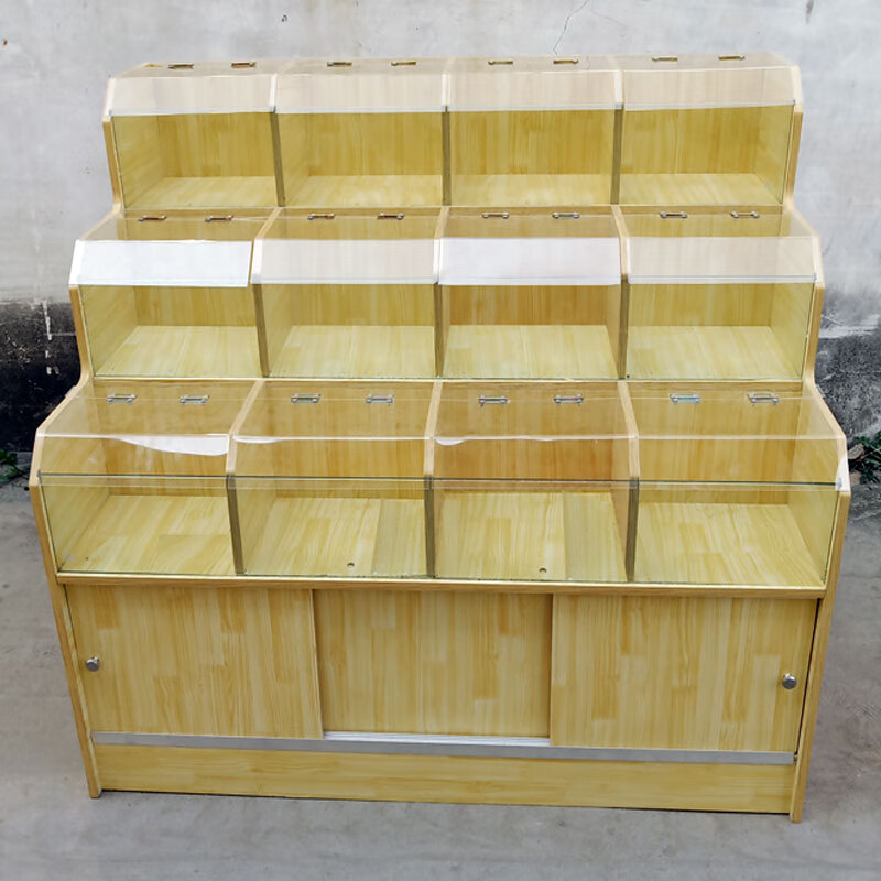 干果架超市货架五谷杂粮展示柜糖果零食便利店阶梯散称瓜子展示架 12