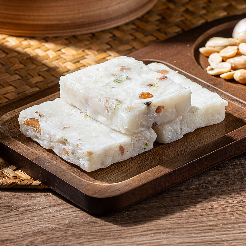八記蘿卜糕潮汕特產(chǎn)咸糕冷凍廣式早茶早餐食材臘味蘿卜糕糕點(diǎn)速食早餐 蘿卜糕300g/袋*3
