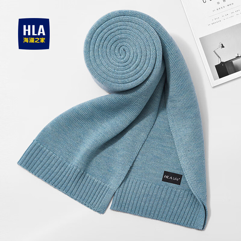 男士围巾冬季含羊毛2023新款送男友爸爸生日礼物围脖 款式5 礼盒装