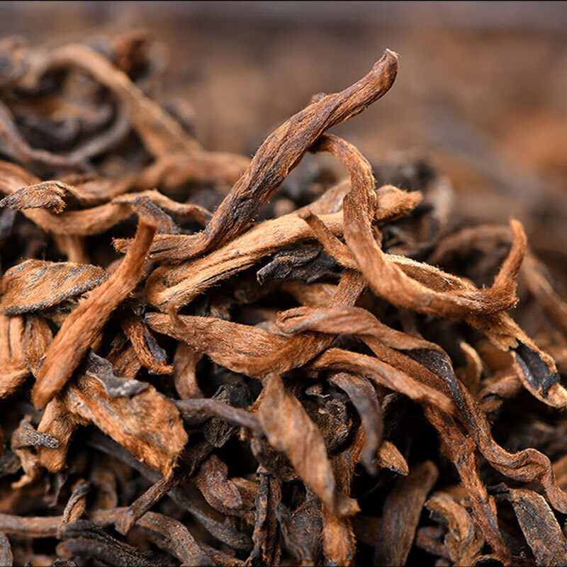 虎钢馋云南熟茶散茶叶大金芽茶皇宫廷醇香陈年老普洱熟茶散装150g