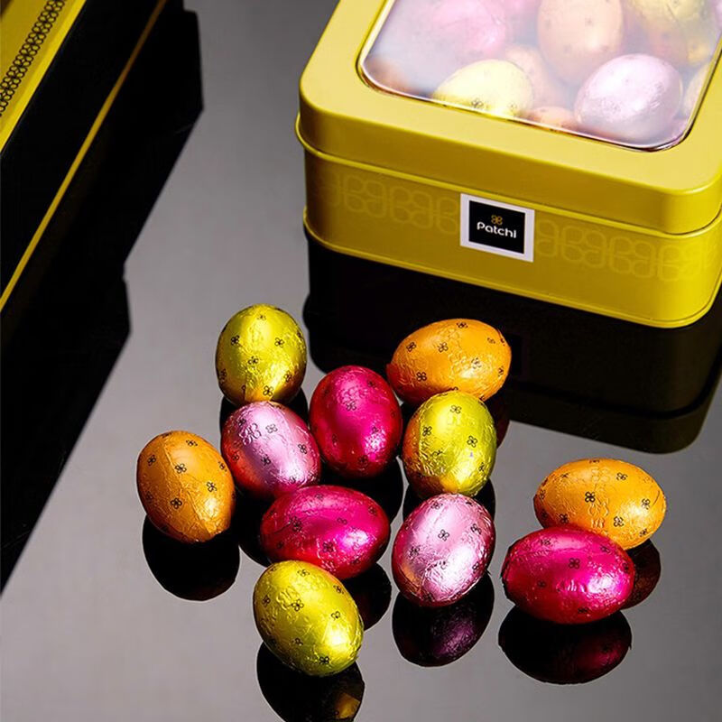 patchi迪拜复活节彩蛋儿童巧克力蛋伴手礼零食礼盒装礼物圣诞 趣彩蛋