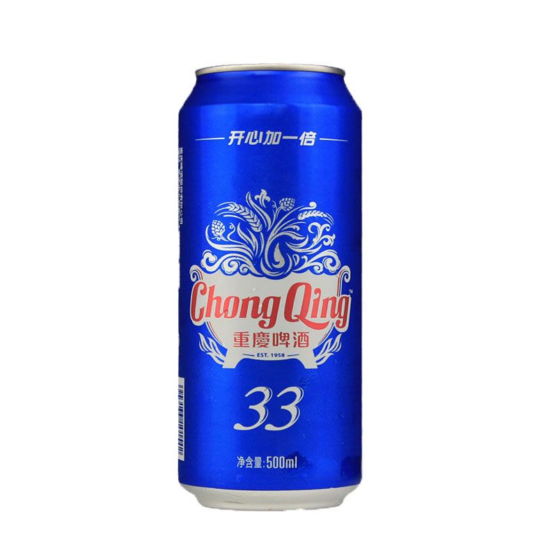 33拉罐装500ml*12听山城味道吃火锅喝重庆啤酒