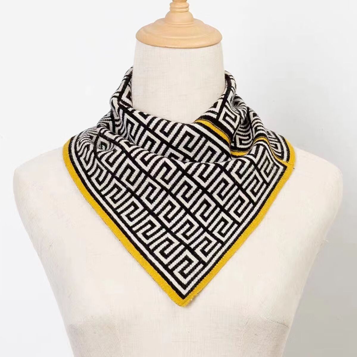 狮奥利兴【首单立减】脖套三角巾男士冬季围脖针织围巾时尚保暖秋冬