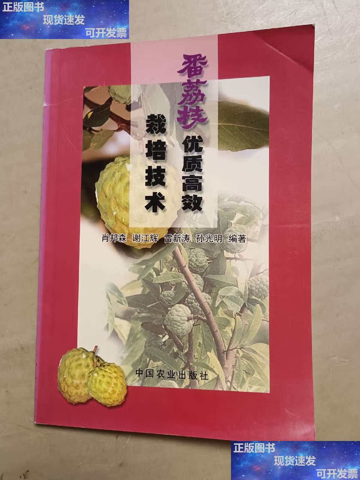 【二手书9成新】番荔枝优质高效栽培技术 /肖邦森 中国农业