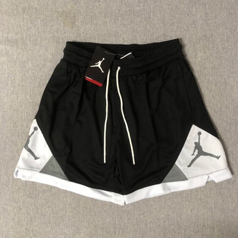 AEROGAMI-Nike新款A(yù)ir飛人夏季AJ美式DRI FIT透氣運(yùn)動(dòng)籃球速干短褲五分褲C 耐克3069黑 耐克2XL
