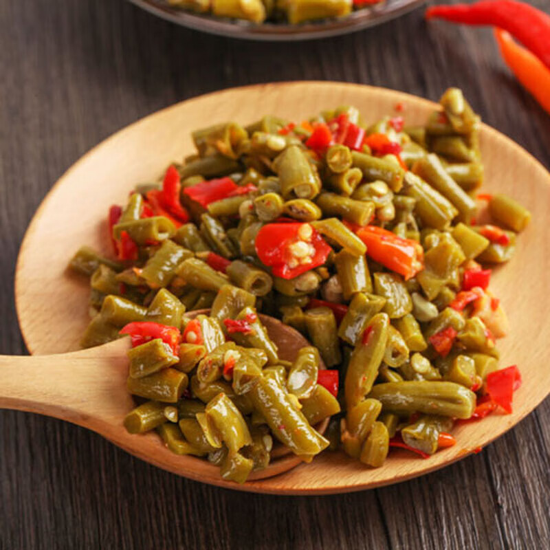 虎钢馋10包小包装香辣味酸豆角麻辣零食下饭菜湖南特产 10包小包装酸